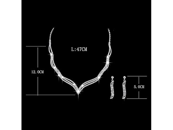 Ursumy Wedding Choker Necklaces Bridal