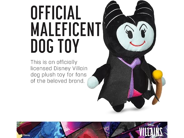 Disney for Pets Villains Maleficent Plush Dog Toy
