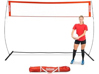 $29.99, Was $129.99, 76% Off! GoSports 12 ft Freestanding Volleyball Training Net dealfomo