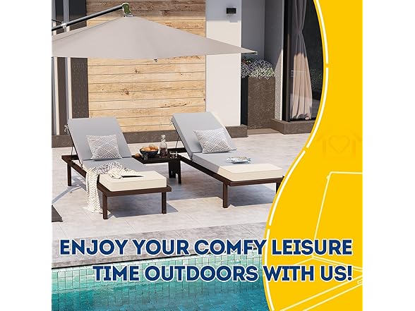 AAAAAcessories Outdoor Chaise Lounge