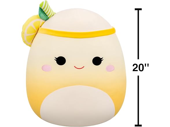Squishmallows 20in Medina The Yellow Lemonade Slushie