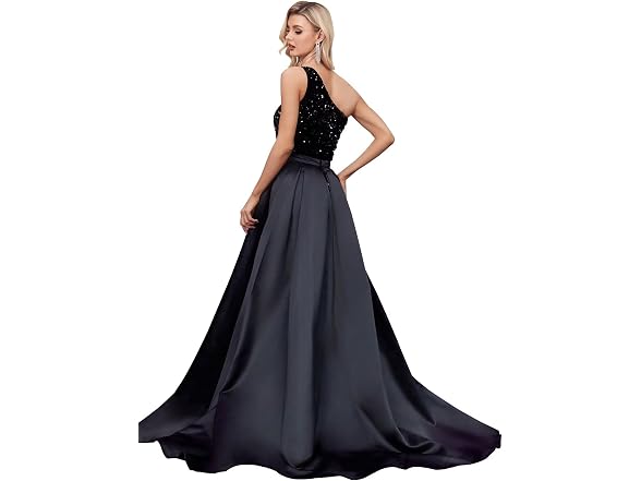 Homdor Women (10) One Shoulder Sequin Prom Cape