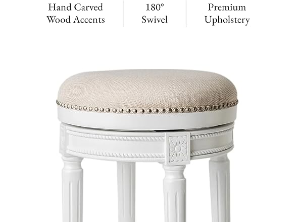 Maven Lane 30"H Pullman Swivel Stool