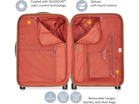 DELSEY PARIS Chatelet Air 2.0, 24 Inch Luggage, Pink