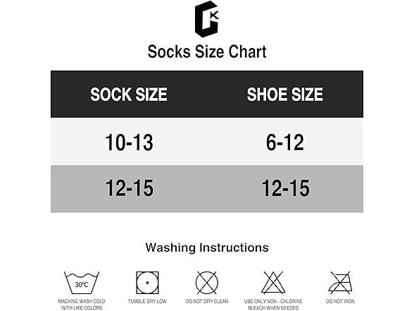GKX Men's Moisture Wicking Socks 4-Pairs