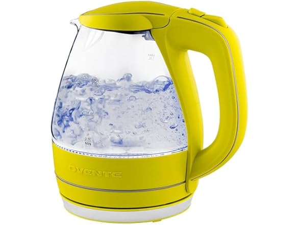 OVENTE Glass Kettle 1.5L Green
