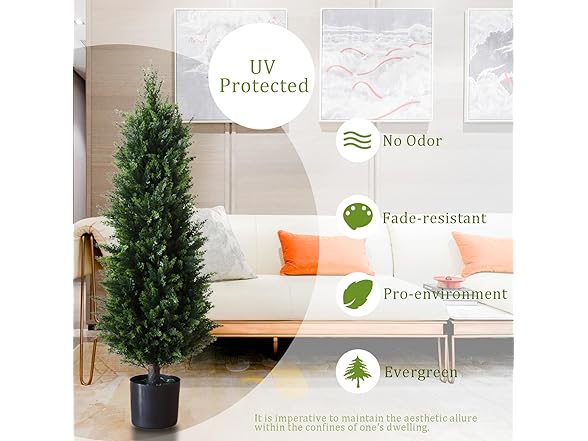 Artificial Cedar Topiary Tree