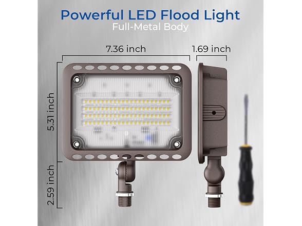 CINOTON 65W LED Flood Light 4 Pack - Gallery 4