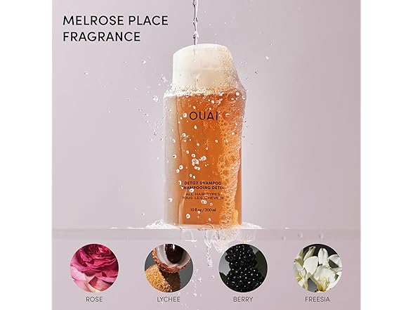 OUAI 3 Fl Oz Detox Clarifying Shampoo
