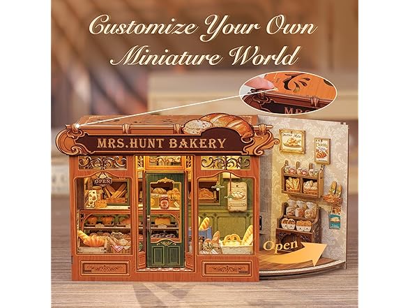 MRS.Hunt Bakery Book Nook Kit