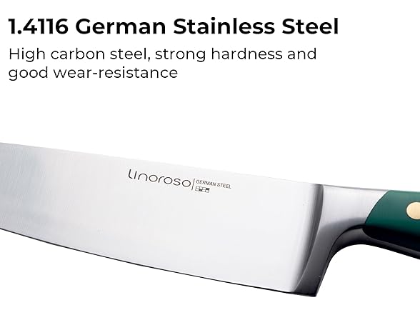 linoroso 3 Pieces Kitchen Knife Set