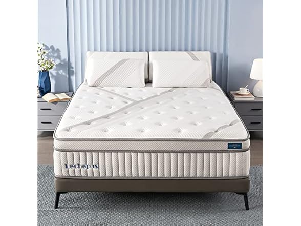 Lechepussleep King 14" Memory Foam Mattress
