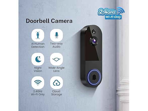 ClipBlur Wi-Fi Video Doorbell