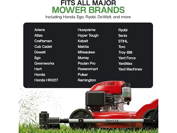 Trimyxs Lawn Mower Attachment Weed