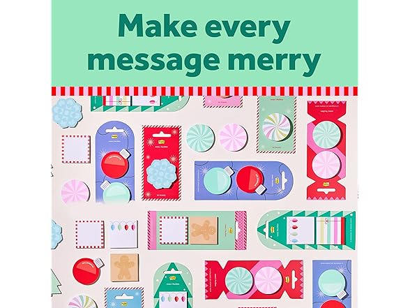 Jingle Sticky Notes 5pk