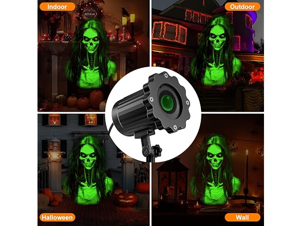 Nagudenfo Waterproof Skull Projector