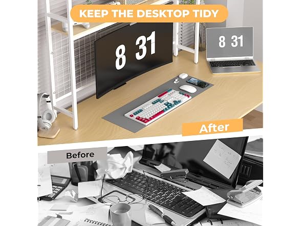 FAHKNS FAHKNS 2-Tier Desktop Bookshelf