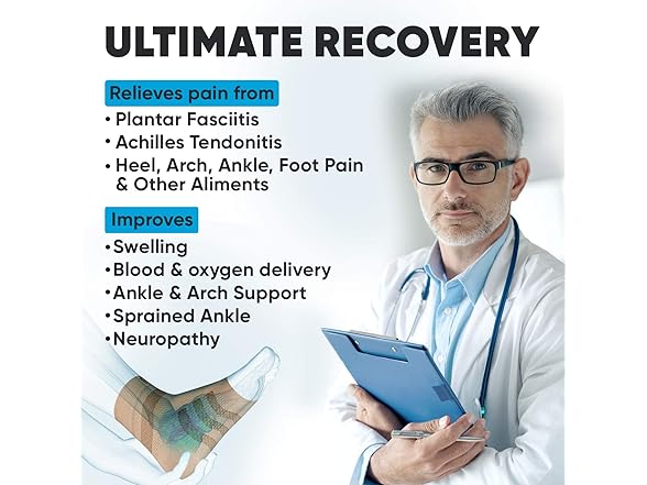 POWERLIX Foot & Arch Support Socks