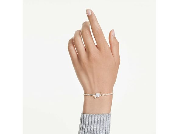 Swarovski Idyllia Bracelet Heart w/ Arrow White - Gallery 6