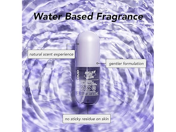 Holler&Glow Cloud Body Hair Mist