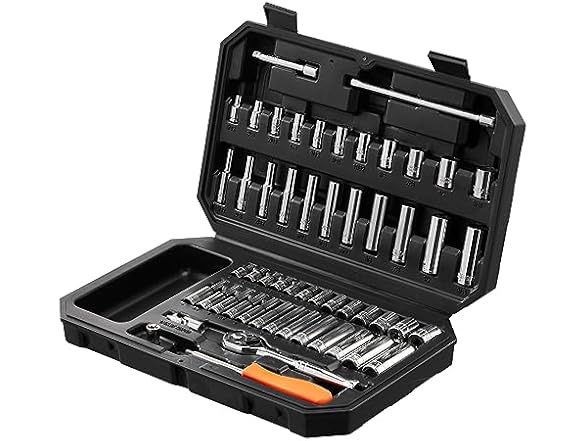 VEVOR 54 Piece Socket Set SAE and Metric