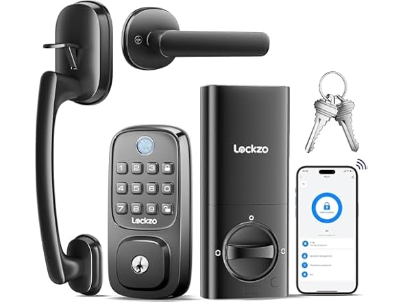 Keyless Entry Smart Lock Handle Set