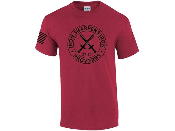 Trenz Shirt Company Men's (2XL) Iron Sharpens Iron