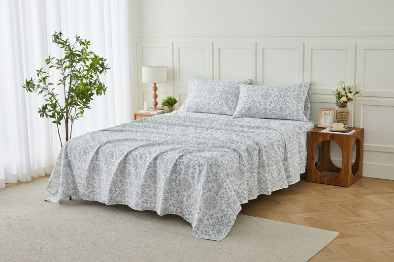 Kathy Ireland Printed 4-Piece Sheet Set - Gallery 18