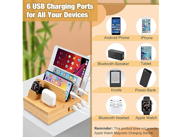 Bamboo Charging Station