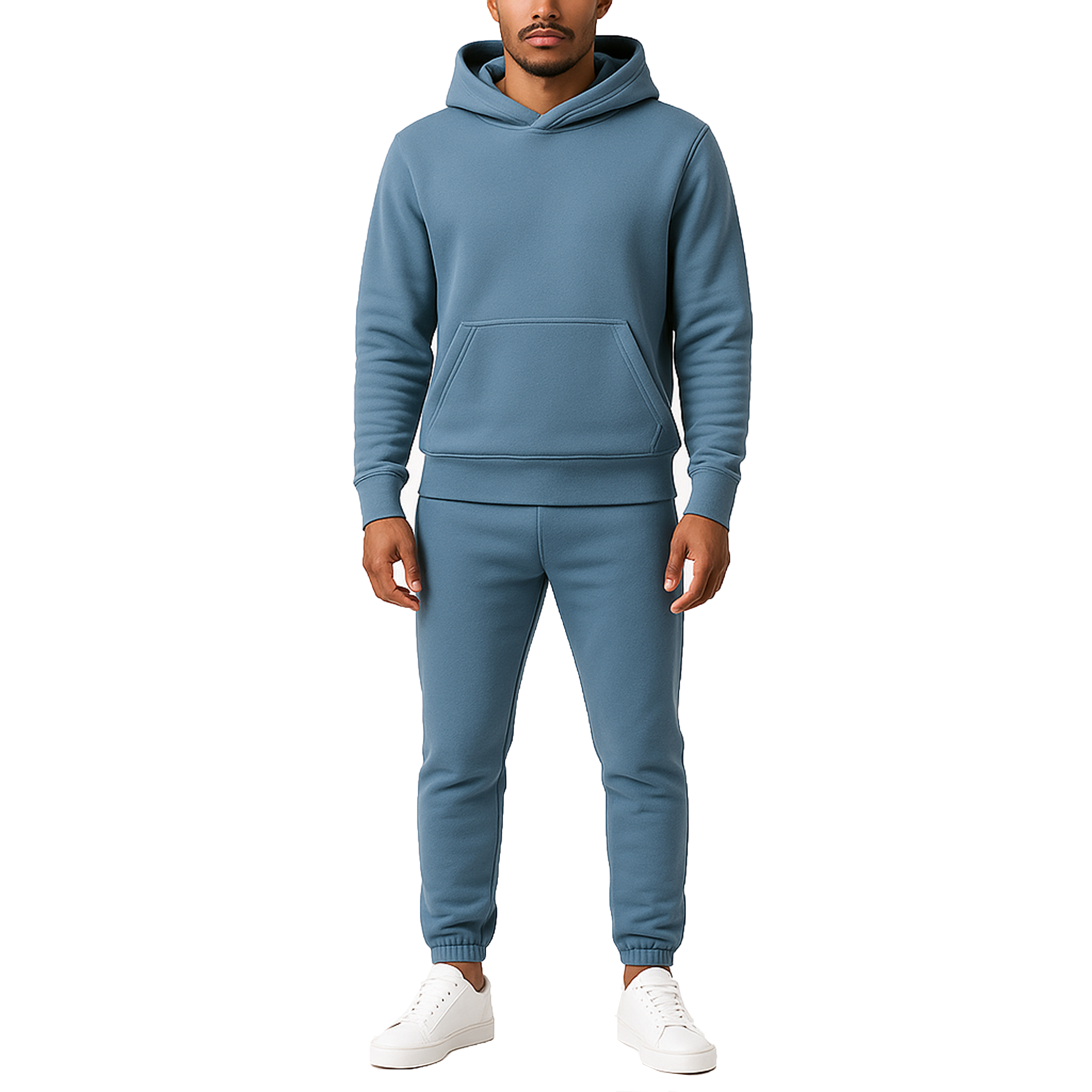 Mens Fleece-Lined Classic Hoodie/Jogger Set - Gallery 24