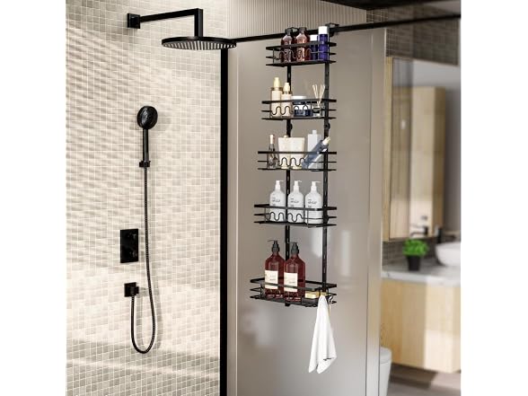 Takywep Over the Door Storage Rack, 3 Layers 