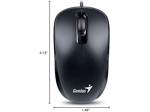 Genius DX-110 - Black USB Optical Mouse,