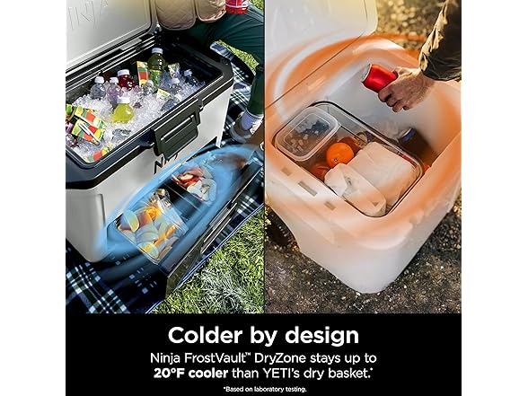 Ninja FrostVault 30qt Hard Cooler - Strawberry Rhubarb