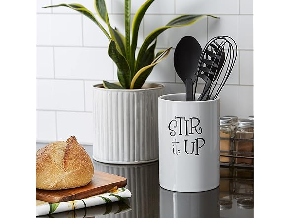 Utensil Holder, White