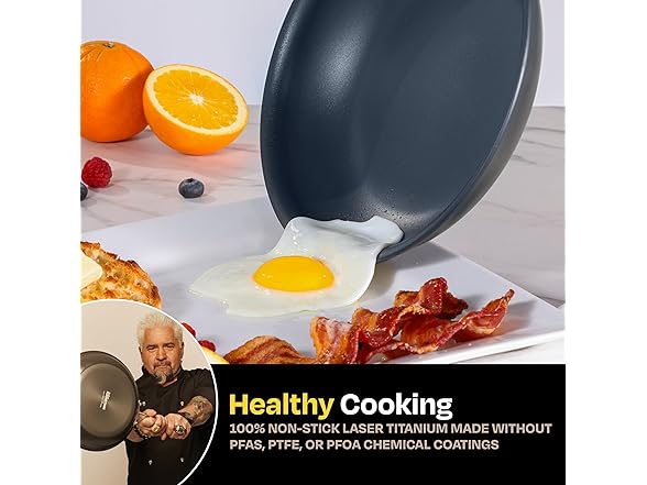 Guy Fieri Laser Titanium 10" Fry Pan
