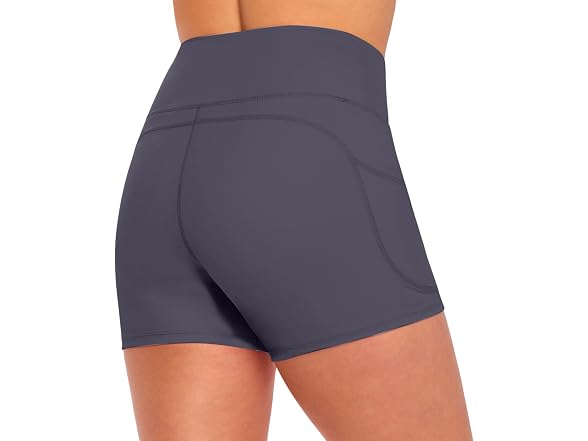 Natural Uniforms Women (S) High Waist Yoga Shorts