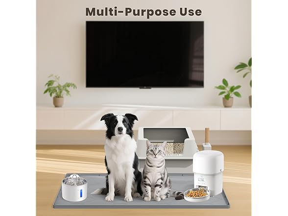 kixcvdm Cat Mat for Litter Box