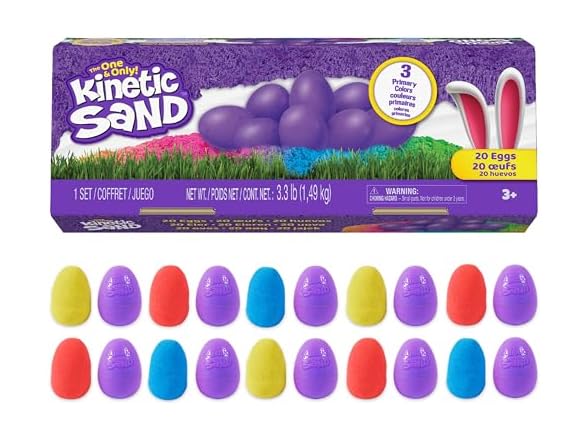 Kinetic Sand Eggs 20-Pack Carton