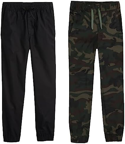2PK Toddler's Classic Twill Joggers