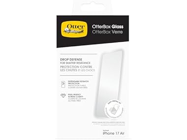 $4.99, Was $16.99, 70% Off! OtterBox iPhone 17 Air Glass Screen Protector dealfomo