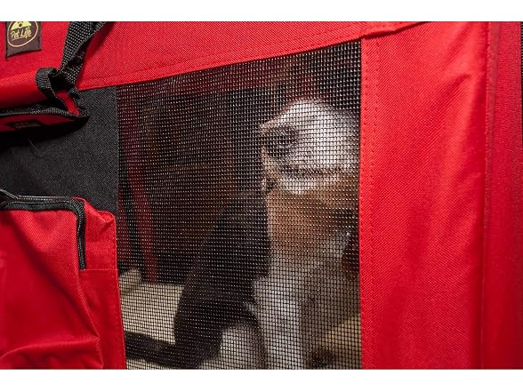 Pet Life Deluxe Vista-View 360 Deg Dual-Entrance Dog Crate