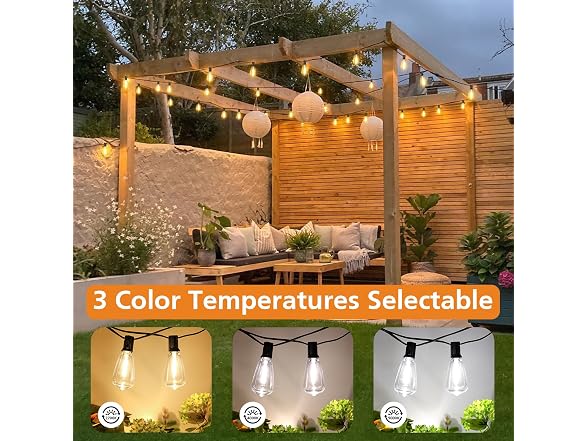 Brightever Dimmable Outdoor String Lights