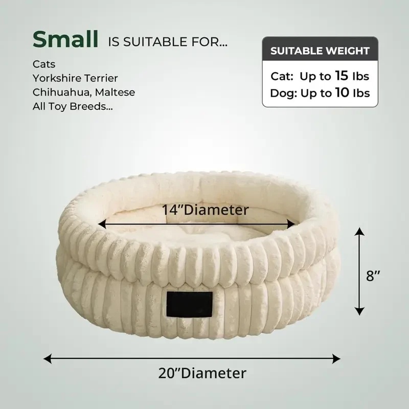 Soft Cozy Pet Bed Washable - Gallery 8