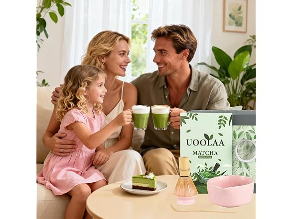 Pink Traditional Matcha Whisk Set