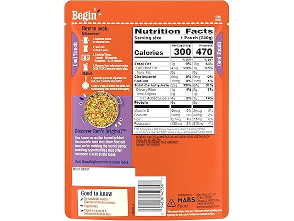 BEN'S ORIGINAL Ready Rice Coconut 8.5oz