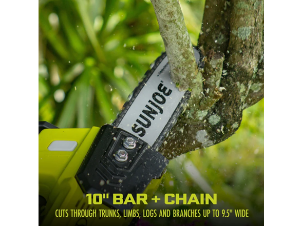Sun Joe 10-Inch Cordless Chain Saw