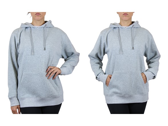 3Pk Womens Fleece-Lined Pullover Hoodie