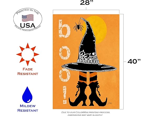28x40 Inch Double Sided Halloween Flag