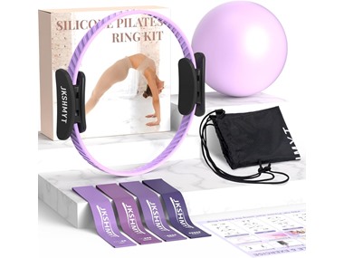 $9.99, Was $29.99, 66% Off! JKSHMYT Pilates Ring Kit dealfomo