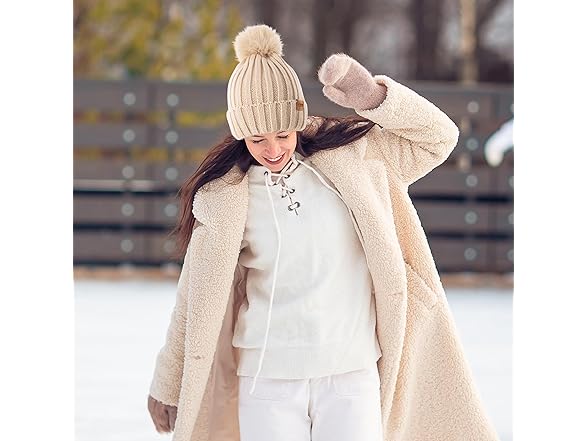 REDESS Womens Winter Knitted Beanie Hat